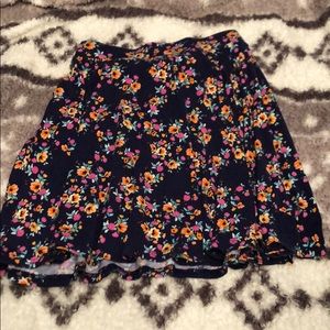 floral skirt